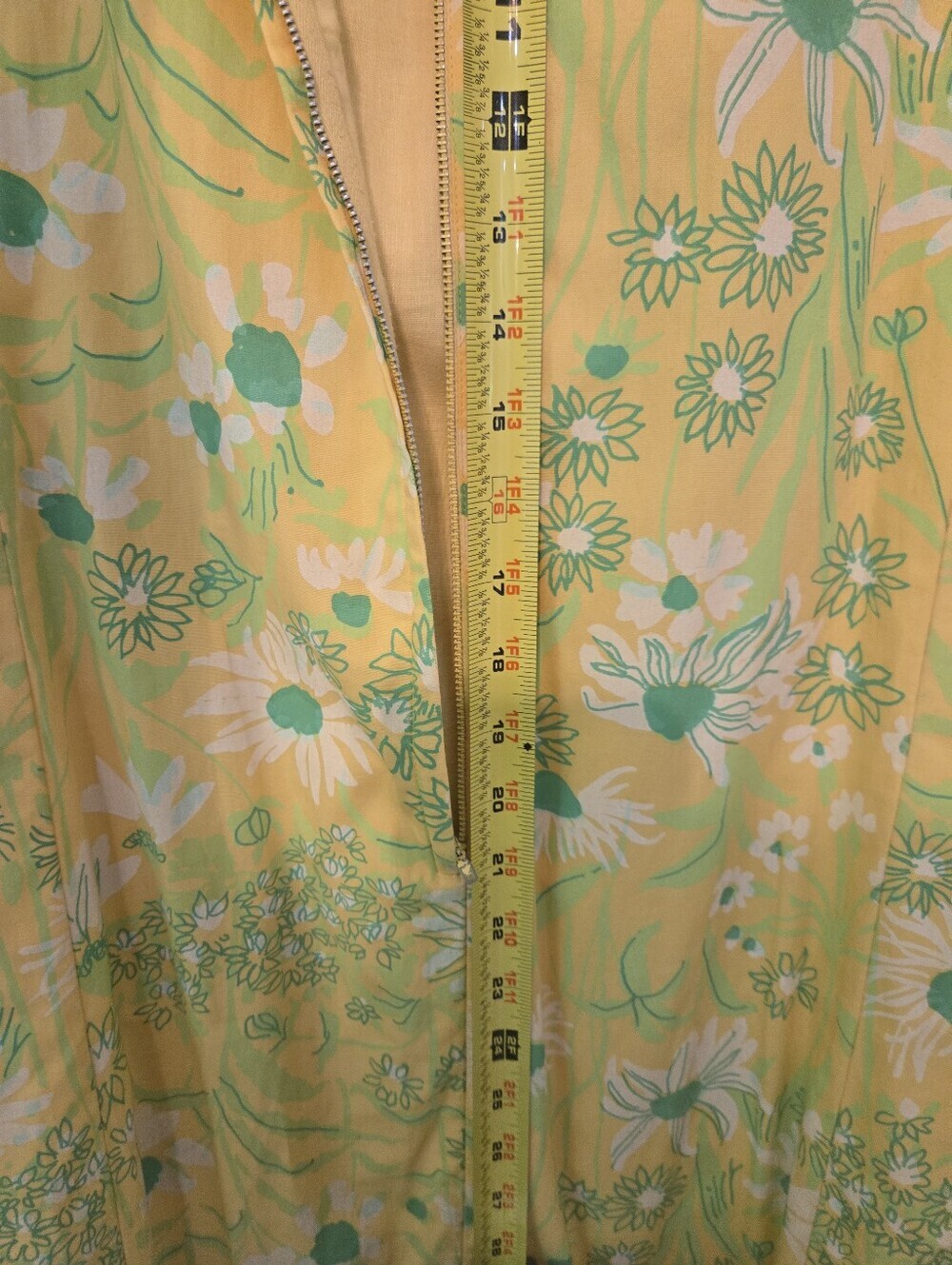 Vintage Lilly Pulitzer “The Lilly” Yellow Daisy Shift Dress 100% Cotton Mod - Picture 13 of 15